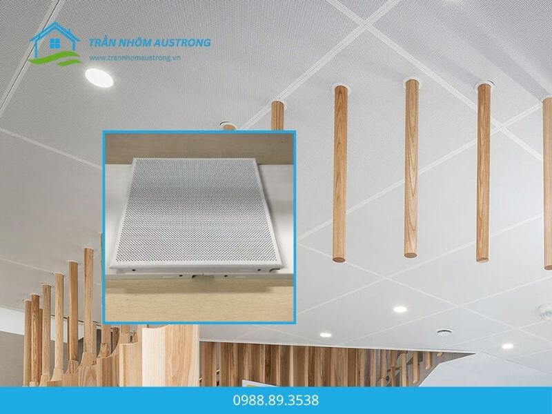 Các yếu tố ảnh hưởng đến báo giá trần nhôm Clip-in 600x600 Austrong