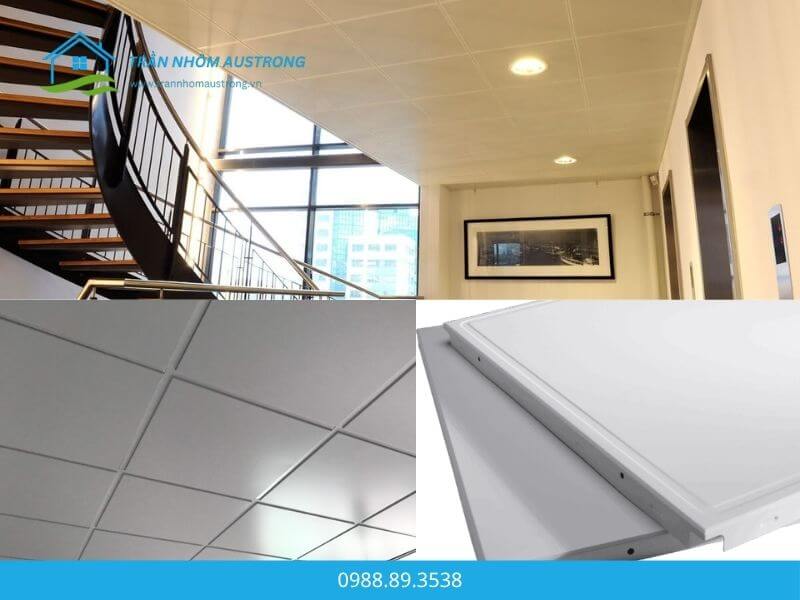 Ưu nhược điểm trần nhôm Clip-in 600x600 Austrong